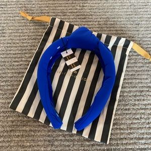 Lele Sandoughi royal blue neoprene NWT